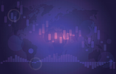 Negative Candle Graph Chart Depreciation Currency Global Economic Recession