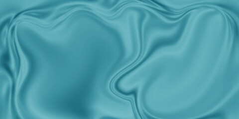Blue silk background . Blue silk background . Blue fabric background texture . abstract background luxury cloth or liquid wave or wavy folds of grunge silk texture material or smooth luxurious .