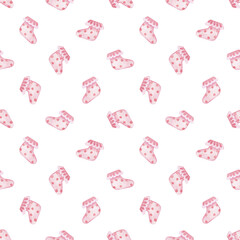 Children's pattern on a white background. Seamless image for printing on fabric, paper, etc.