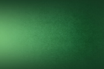 Blank plain dark green color gradation with light green on recyclable paper texture with environmental friendly minimal background style with space