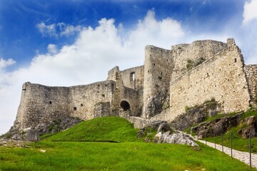 Fototapeta na wymiar Old castle Spis in Slovakia