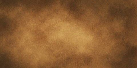 Old paper background .  Abstract dark yellow smoke stained paper texture background or backdrop.  The textures can be used for background of text or any contents.