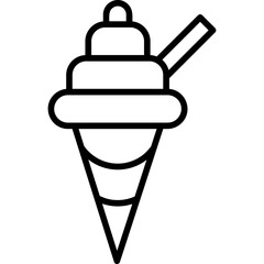 Fototapeta na wymiar Ice Cream Icon