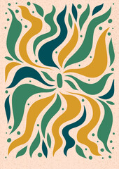 New Year's universal art poster Happy New Year and Christmas. Vector illustration. Use as banner, poster, print, Canva