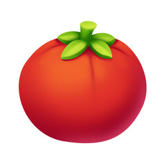 vegetable tvegetable tomato food - isolated illustration transparent background - digital painting