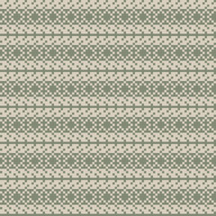 Argyle Fair Isle Seamless Pattern Design