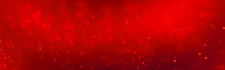 red christmas background with bokeh