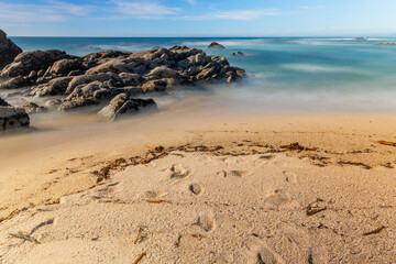 long exposure at the ocean