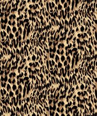 leopard skin seamless vector pattern background, leopard pattern textile print design