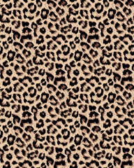 leopard skin seamless vector pattern textile print design, leopard skin texture