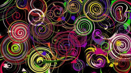abstract background with circles