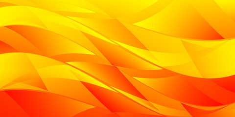 Minimal geometric background. Orange elements with minimal gradient. Dynamic shapes composition.