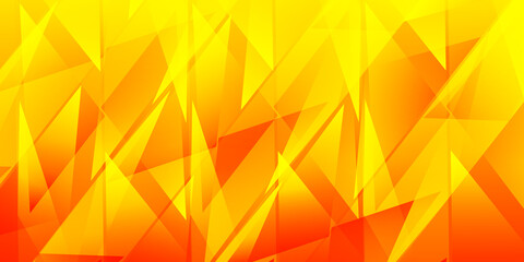 Minimal geometric background. Orange elements with minimal gradient. Dynamic shapes composition.