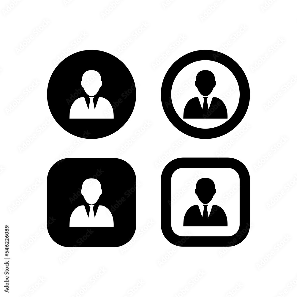 Aufkleber user profile login or access authentication icon isolated on white background