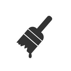 Brush icon. Paint and tool vector ilustration.
