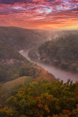 The Danube break in the Bavarian Kelheim