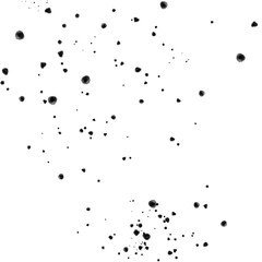  Abstract transparent splatter texture overlay.