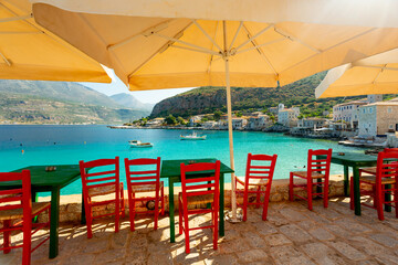 Limeni, Greece. Coastal village on Peloponnese peninsula.