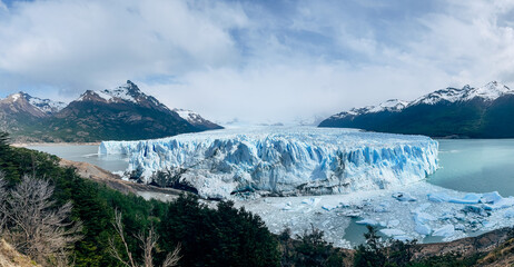 Perito Moreno Glacier. Los Glaciares National Park in Santa Cruz Province, Argentina. 
One of the most important tourist attractions in Patagonia.
