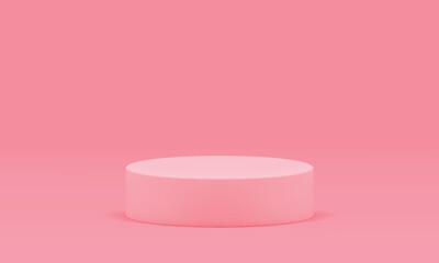 Pedestal round stage award concert product premium presentation foundation 3d realistic vector