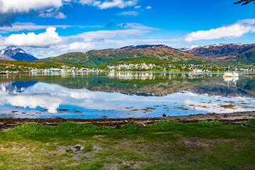 Autour de la ville de Tromso en Norv&egrave;ge