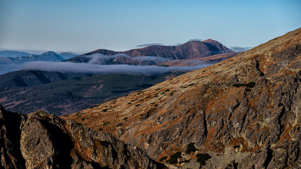 Rocky peaks in the Tatra National Park, SLovakia.