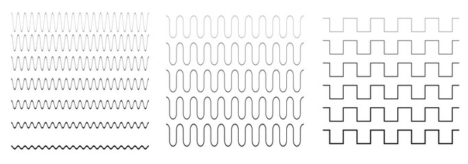 Abstract wavy Lines Background . Vector .