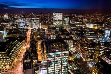 View of the streets of London in the Great Britain capital