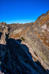 Rocky peaks in the Tatra National Park, SLovakia.
