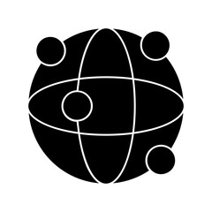 Naklejka premium Global Network Icon