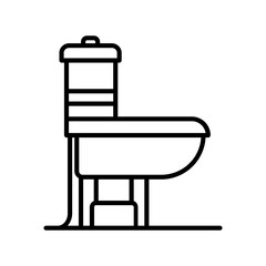 Fototapeta premium Wc Icon