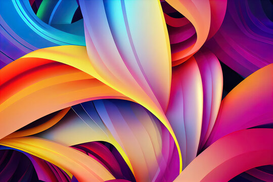 super bright vibrant colors, closeup of the painting. luxury background