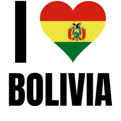 My love country flag templet in world