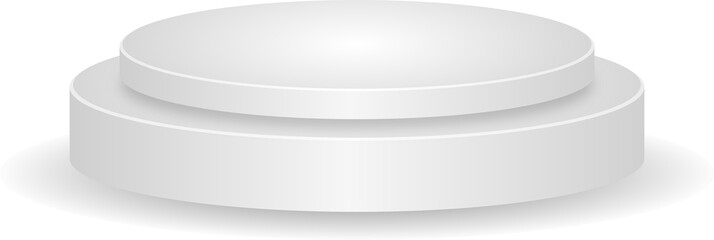 withe realistic podium