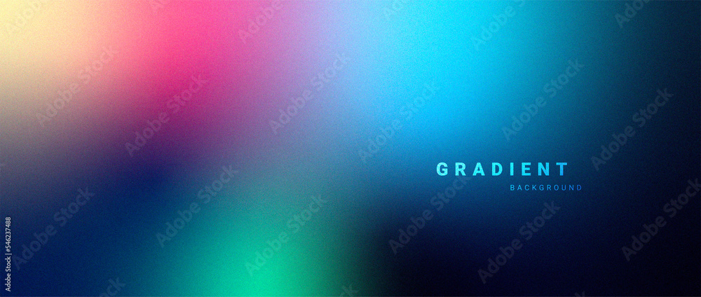 Poster Abstract gradient background with grainy texture