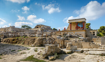 Knossos palace. Crete, Greece.