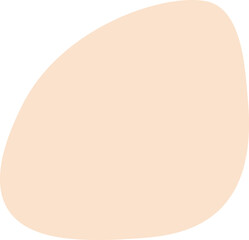 Abstract organic shape vector illustration. Minimalistic liquid form, organic stain or geometric spot for modern abstract design or trendy fashion pattern