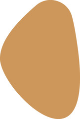 Abstract organic shape vector illustration. Minimalistic liquid form, organic stain or geometric spot for modern abstract design or trendy fashion pattern