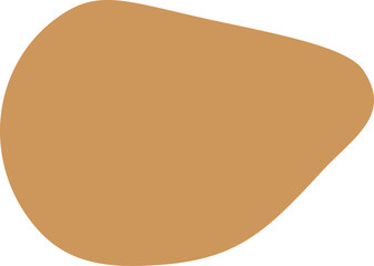 Abstract organic shape vector illustration. Minimalistic liquid form, organic stain or geometric spot for modern abstract design or trendy fashion pattern