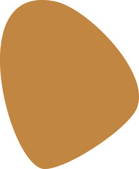 Abstract organic shape vector illustration. Minimalistic liquid form, organic stain or geometric spot for modern abstract design or trendy fashion pattern