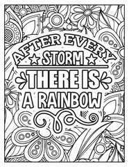 Motivational and inspirational coloring pages