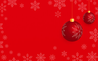 Christmas Background Design Vector,Christmas background with balls