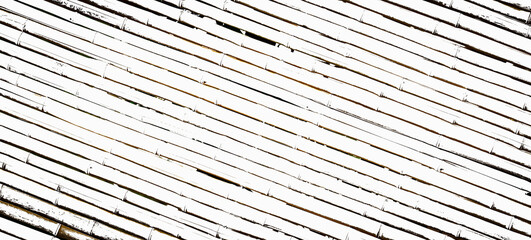 Bamboo abstract texture and background with white patina.
