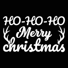 Modern merry Christmas t shirt design