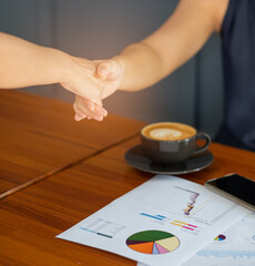  handshake for working, meeting room, business concept
