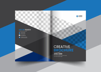 corporate company profile brochure annual report booklet proposal cover page layout concept design
