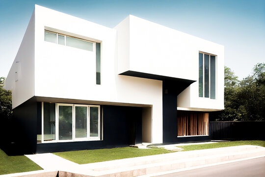Illustrative image of a modern residential building