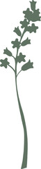 Naklejka premium Floral Ornaments Vector Tree With Leaves
