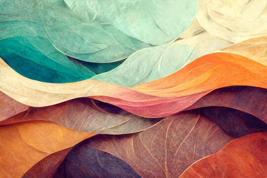 Colorful abstract layers as background wallpaper