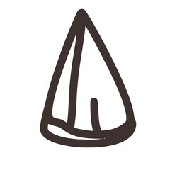 Outline Slice pineapple 